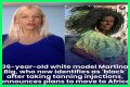 WHITE MODEL MARTINA BIG AND HER HUSBAND WHO CHANGED THEIR RACE CLAIM THEIR BABIES WILL COME