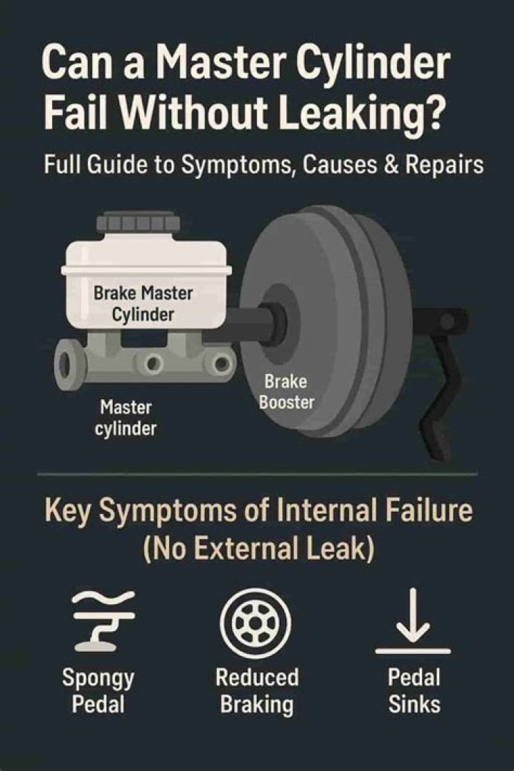 Can a master cylinder fail intermittently?