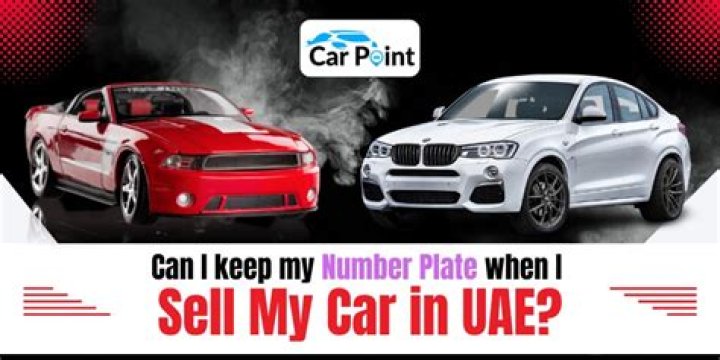 Can I keep my number plate when I sell my car?