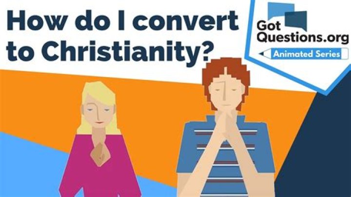 How do I convert to Christianity?