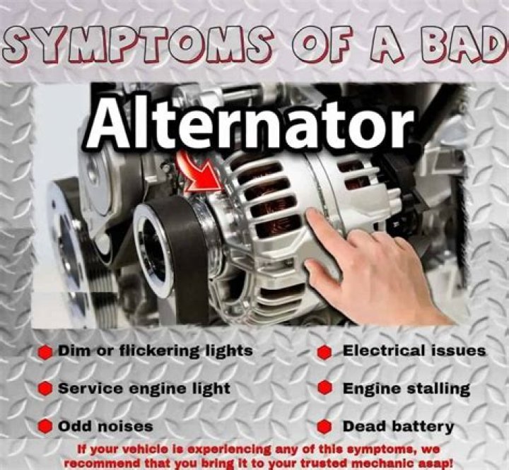 How do I know if my alternator brushes are bad?