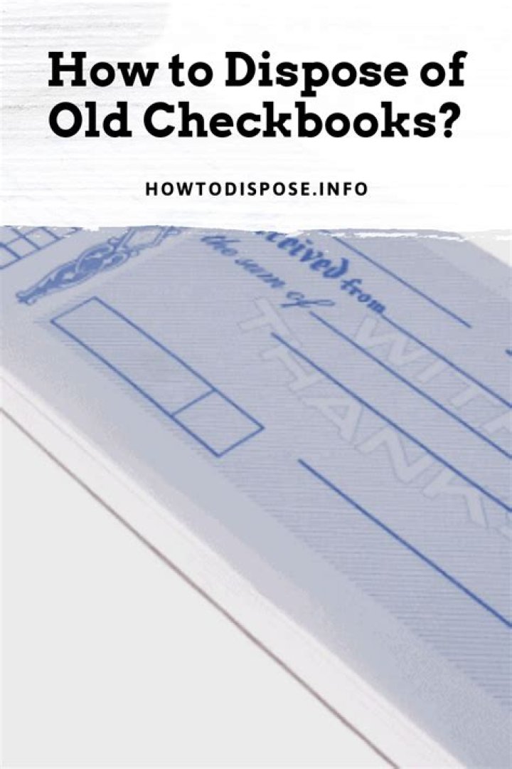 How long should you keep old checkbooks?
