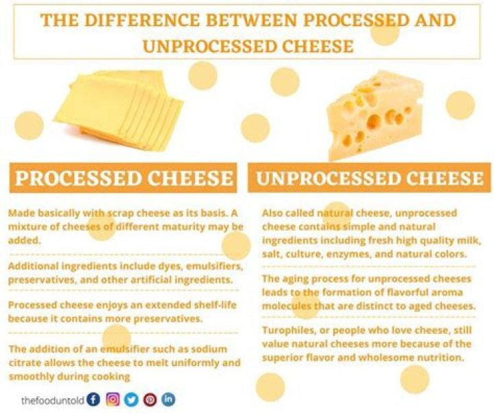Is all cheese processed cheese?