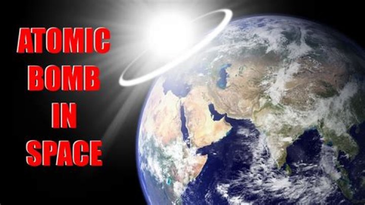 What does a nuke look like in space?