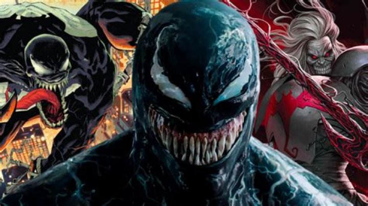 Who is the blue eyed guy at the end of Venom?