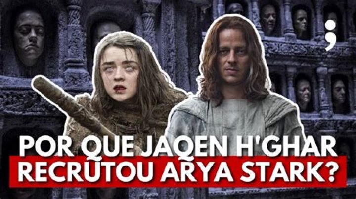 Why did Jaqen smile when Arya left?